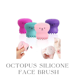 Octopus silicone face brush