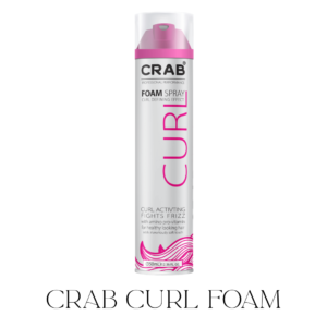 Crab curl foam