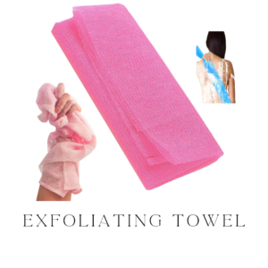 Exfoliating towel