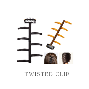 Twisted clip